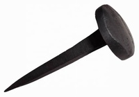 Forgé à la main traditionnel vieux fer forgé Antique faux ongles style médiéval ongle en fer noir Nail mobilier artisanal en bois