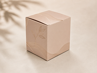 Coffret Cadeau Rigide de Luxe Personnalisé avec Estampage à Chaud Doré, Motif Vague, Fermeture Magnétique, Insert Découpé, Diffuseur de Parfum d'Ambiance pour la Maison