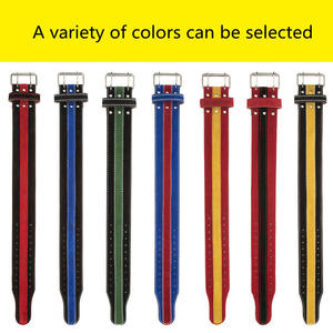 Ceinture de Soutien Lombaire Classique Personnalisable en Caoutchouc Naturel pour Musculation avec Boucle Double Ardillon en Acier – Choix de Couleurs - Product Image 6