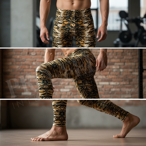 Fitness Apparels Customized Printed Compression Leggings for Gym Workout Running Training Activewear Pants Tights Whole Sale - Product Image 4