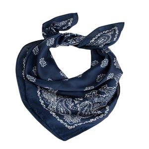 Bandana personnaliser Logo imprimé à la main carré écharpe coton produit de haute qualité léger mode autres écharpes - Product Image 1