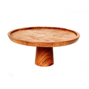 Hand <b>Crafted</b> Design Cake Stand Wooden Cake Stand Cake <b>Tools</b> Wooden Cake Platter Solid Wood Cake Stand At very best selling Price - Product Image 5