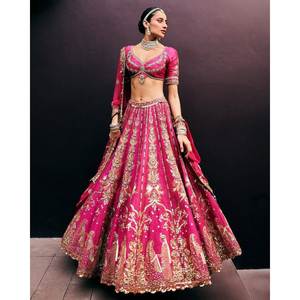Most Trending Beautiful Bridal Lehenga Choli for <b>Wedding</b> <b>Dresses</b> - Product Image 2