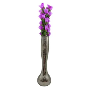 Luxury Aesthetic Coastal Hammered Iron Eco-Friendly Flower <b>Vase</b> Premium Decorative Accent Bulk Export Manufacturer - Product Image 2