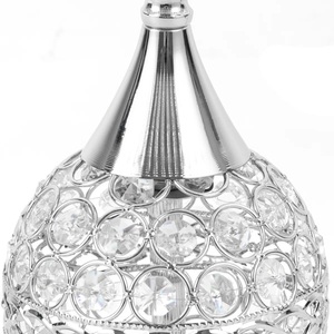 Lámpara de Cristal Estilo Palacio Real con Forma de Hongo, Lámpara Decorativa Francesa de Mesa con Flecos de Cristal, Ideal para Joyerías y Vestíbulos de Hoteles - Product Image 2
