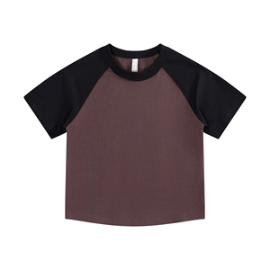 เสื้อยืดแขนยาวทรงแร็กแลน คอกลม สีขาวดำ สำหรับผู้ชาย ทรงปกติ สวมใส่สบาย ระบายอากาศได้ดี เป็นมิตรกับสิ่งแวดล้อม ผลิตจากโพลีเอสเตอร์/ผ้าฝ้าย สไตล์สตรีทแฟชั่น แบบถัก - Product Image 5