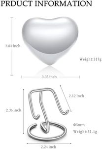 Heritage <b>Aluminum</b> Heart Keepsake Funeral Cremation Urn Memorial Ash <b>Container</b> Featuring Stylish Elegant Texture - Product Image 5