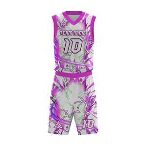 Personaliza tu Propio Uniforme de Baloncesto, Conjunto de Camiseta de Baloncesto Reversible para Hombre, Ropa de Baloncesto Juvenil de Secado Rápido - Product Image 4
