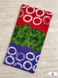 Tela de Felpa Coral con Estampado Africano Dobby de Alta Calidad de Kenia, Tela Tradicional Holandesa Resistente a las Manchas para Niños - Product Image 2