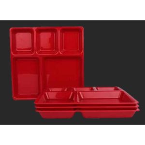 Platos de Plástico con Compartimentos Profundos para Comidas Completas - Product Image 1