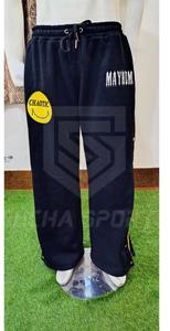 ปุ่มสแน็ปด้านข้างโพลีเอสเตอร์แห้งเร็วแบบกําหนดเองระบายอากาศกีฬาลําลองกางเกงผู้ชายซ้อนกางเกงวอร์มติดตามกางเกง - Product Image 2