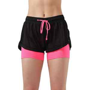 Shorts de course pour femmes, haute performance, flexibles, respirants, doux, séchage rapide, évacuation de l'humidité, durables, anti-odeurs. - Product Image 3