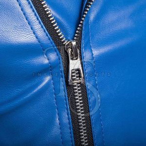 Chaqueta de Lona y Cuero Vacuno de Alta Calidad, Diseño de Logotipo Personalizado, Impermeable, Ecológica, Moda Masculina de Invierno - Product Image 6