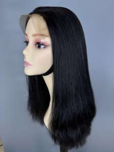 Vente en gros de cheveux vierges Remy de qualité vietnamienne perruque Lace Front avec des cheveux humains droits en os - Product Image 2