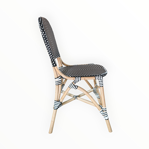 เก้าอี้บิสโทรยอดนิยมสำหรับร้านกาแฟ ร้านอาหาร พื้นที่สาธารณะในที่พักอาศัย - หวายสังเคราะห์ถักทออย่างดี รับประกันการถักทอ 3 ปี - Product Image 6