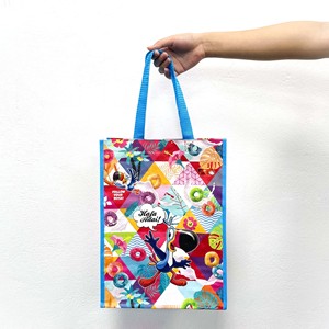 Bolsa de Mano Negra de Diseño Personalizado con MOQ Bajo, Bolsa de Compras Tejida de PP OEM/ODM con Logotipos, Fábrica de Vietnam - Product Image 5