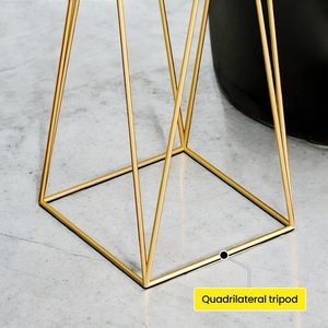 Soporte de Metal Alto para Macetas con Maceta Dorada, Diseño Artesanal Resistente para Macetas Pesadas y Decoración Elegante para el Hogar - Product Image 2