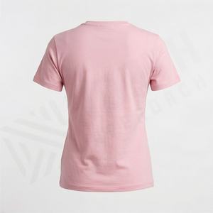 Camisetas Lisas de Manga Corta para Mujer, Camisetas de Alta Calidad al por Mayor a Precio de Fábrica, Camisetas para Mujer con Logotipo Personalizado y Color Personalizado - Product Image 2