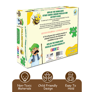 บิโพล็อบ โนโวฮาว สตอรี่-เบส เกมต่อจิ๊กซอว์ 4 ชุด และสมุดกิจกรรม 1 เล่ม จิ๊กซอว์แบบกำหนดเอง 200 ชิ้นสำหรับเด็ก หัวข้อการเกสรพันธุ์ - Product Image 3