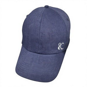 Casquette de baseball unisexe 5 panneaux en sergé 100 % coton, ajustée, pour toutes les saisons, avec fermeture arrière et impression par transfert thermique à œillets - Product Image 1