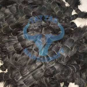 Extensiones de cabello de cola de yak de cuerno de búfalo para compañero de afeitado para ágata de pluma de plástico de madera - Product Image 1