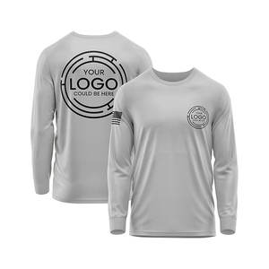 Camiseta Personalizada para Hombre, Manga Larga de Algodón Grueso, Diseña Tus Propias Camisetas, Camiseta Personalizada Delantera y Trasera Negra - Product Image 6