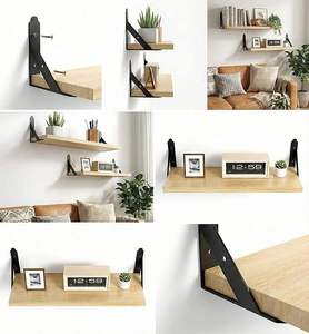 Étagères d'angle murales peu encombrantes pour la maison, le bureau, la salle de bain, la cuisine, le rangement et la décoration, disponibles à la vente en gros. - Product Image 5