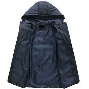 Chaqueta de plumón para hombre, diseño moderno y elegante, de secado rápido, corte ajustado, con relleno de plumón. - Product Image 4