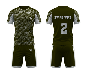 Uniformes de football respirants personnalisés OEM, maillots et shorts de football, 100% polyester, unisexe, fabricant, marque privée, vêtements de sport - Product Image 3