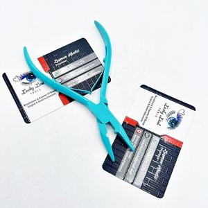 Pince d'extension de cheveux durable en acier inoxydable de qualité chirurgicale professionnelle Micro perles outil de Logo personnalisé cheveux durables - Product Image 2