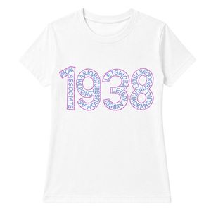T-shirt blanc à manches courtes et col rond pour femme, décontracté, streetwear, style de vie, sport, usage quotidien, vêtements confortables - Product Image 2