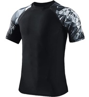 Rashguard personnalisé à manches courtes pour surf, MMA, BJJ, compression, Jiu Jitsu – Créez votre propre rashguard