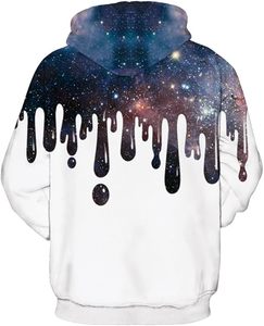 เสื้อฮู้ดพิมพ์ลายกาแล็กซี่สุดฮิต ทรงปกติ สวมใส่สบาย เหมาะสำหรับฤดูใบไม้ร่วง ดีไซน์กระเป๋าเสื้อแบบมีฮู้ด - Product Image 5
