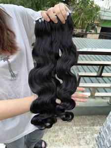 Paquets de couleur naturelle de vague de corps les plus populaires cheveux humains vietnamiens et fermeture 12A Grade 200% densité avec prix de gros - Product Image 2