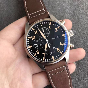 Luxurious Brown Strap Business Banquet Casual <b>Chronograph</b> Date <b>Automatic</b> Mechanical Men's Watch for Mature and High-end People - Product Image 3
