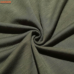Camiseta de hombre con logo personalizado, corte ajustado, color liso, manga corta, informal, transpirable, de algodón, venta al por mayor, OEM, ODM, ropa. - Product Image 3