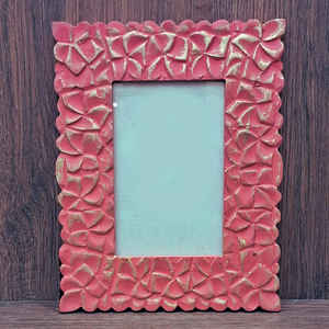 Marco de Fotos de Madera Hecho a Mano Estilo Antiguo, Decoración Rústica Vintage para el Hogar, Oficina, Mesa o Estante, Aspecto Clásico, Arte Premium - Product Image 2