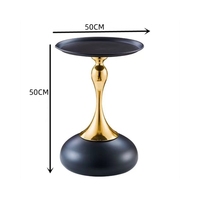 Table basse européenne contemporaine, style français, pour coin de canapé, mobilier de salon moderne de ferme, portable en métal