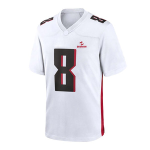Nouveau maillot de football américain respirant à manches courtes personnalisé pour hommes, vêtements de sport - Product Image 1