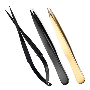 Juego de Tijeras de Acero Inoxidable con Punta Fina y Tijeras de Precisión para Cortar Hilos, Extensiones de Pestañas, Bordado y Cuidado Personal - Product Image 2