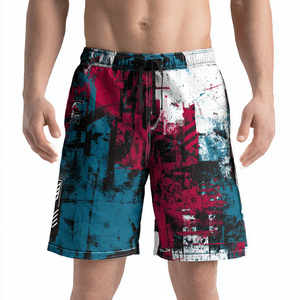 Pantalones Cortos de Artes Marciales para Entrenamiento de Kickboxing, Cintura Elástica, Sublimados, para Hombres, Ropa de Combate MMA - Product Image 5