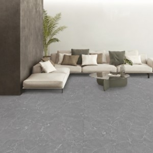 Azulejos de Porcelana Luzira Gris Oscuro Mate 600x1200mm, Textura Sólida Antideslizante, Adhesivos Modernos para Interiores, Sala de Estar, Dormitorio, Cocina - Product Image 1