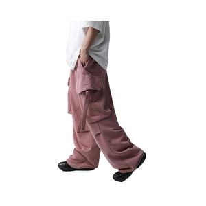 Vente en gros de pantalons de survêtement décontractés pour hommes personnalisables pleine longueur avec cordon de serrage design à la mode lourd nouveauté - Product Image 4