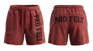 Pantalones Cortos Deportivos Casuales de Algodón Vintage al por Mayor, de Secado Rápido, Ecológicos, para Verano, Gimnasio, Playa, Entrenamiento, Cómodos, con Logotipo Personalizado OEM - Product Image 3