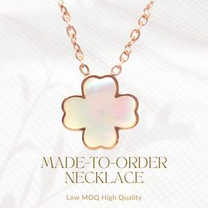 Collier et pendentifs personnalisés en acier inoxydable pour femmes - Product Image 3