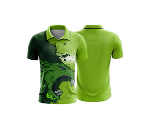 Digital Printed Sublimation Polo Shirt Export Quality Durable Stitching for Men Women Youth Quick-Dry Dry-Fit Active - Product Image 3