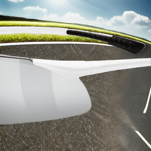 <span class=keywords><strong>UVEX</strong></span> Sportstyle 223 - Occhiali da sole sportivi da ciclismo per uomo/donna - Lenti a specchio, montatura in plastica - Comodi e antiscivolo, bianco/argento - Product Image 3