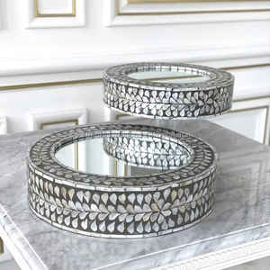 Porte-encens arabe élégant décoré de nacre Mabkhara fabriqué à la main pour les occasions de luxe du Ramadan Kareem et de l'Aïd Mubarak - Product Image 6