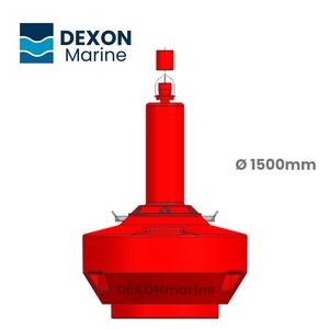Bouée de <span class=keywords><strong>marque</strong></span> <span class=keywords><strong>cardinale</strong></span> de diamètre 1500mm pour rivières et ports Bouée de navigation avec produit d'approvisionnement marin jaune Topmark - Product Image 3