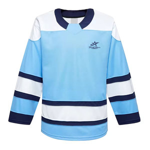 Camiseta de Hockey sobre Hielo de Manga Corta, Ligera y Transpirable, Estampada, Personalizable, Talla Adulto, Precio Razonable, Venta al Por Mayor - Product Image 1
